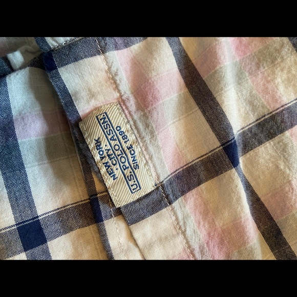 U.S. Polo Assn Linen 2XL Button Down S/S - Picture 3 of 4